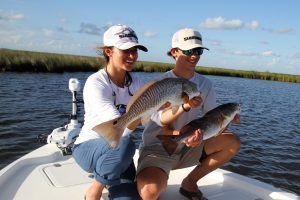 Catching early fall redfish